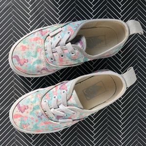 Sparkly Mermaid Kids Vans